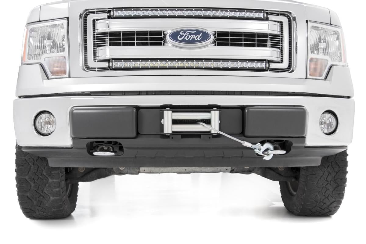 Hidden Winch Mounting Plate | Ford F-150 2WD/4WD | 2009-2014 | Rough Country | 1010