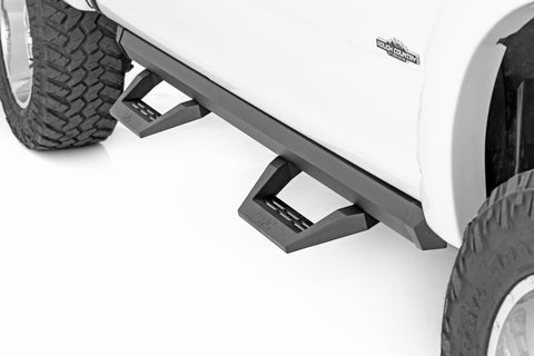 SRX2 Adj Aluminum Step | Crew Cab | Ford F-150/F-150 Lightning/Super Duty | 2015-2022 | Rough Country | 51008A