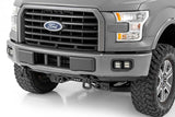 LED Light | Fog Mount | Dual 2" Black Pairs | Spot | Ford F-150 | 2015-2017 | Rough Country | 70832