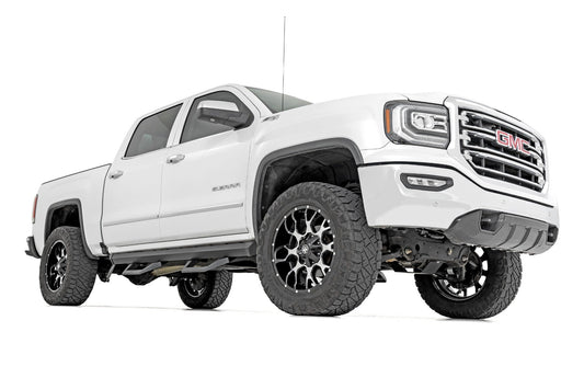 SRX2 Adj Aluminum Step | Crew Cab | Chevrolet Silverado/GMC Sierra 1500/2500HD/3500HD | 2007-2018 | Rough Country | 11009A