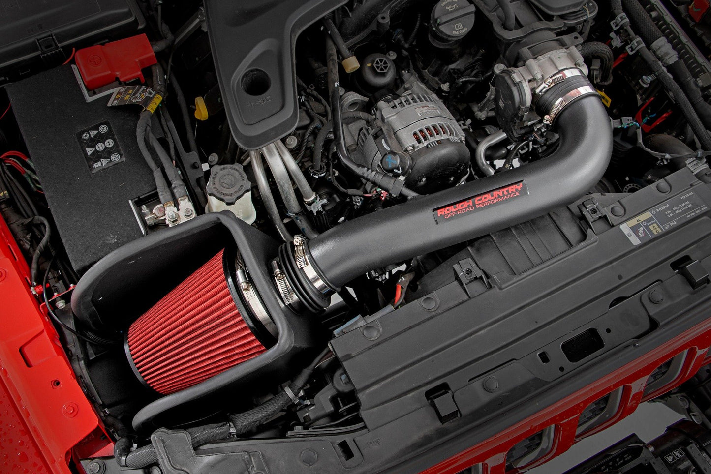 Jeep Cold Air Intake w/ Pre-Filter (18-20 Wrangler JL/ 2020 Gladiator) | Rough Country | 10479PF