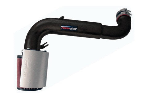 2000-2004 Dodge Dakota [4.7L]  PowerFlow Cold Air Intake System - Wrinkle Black | Injen - PF8026WB