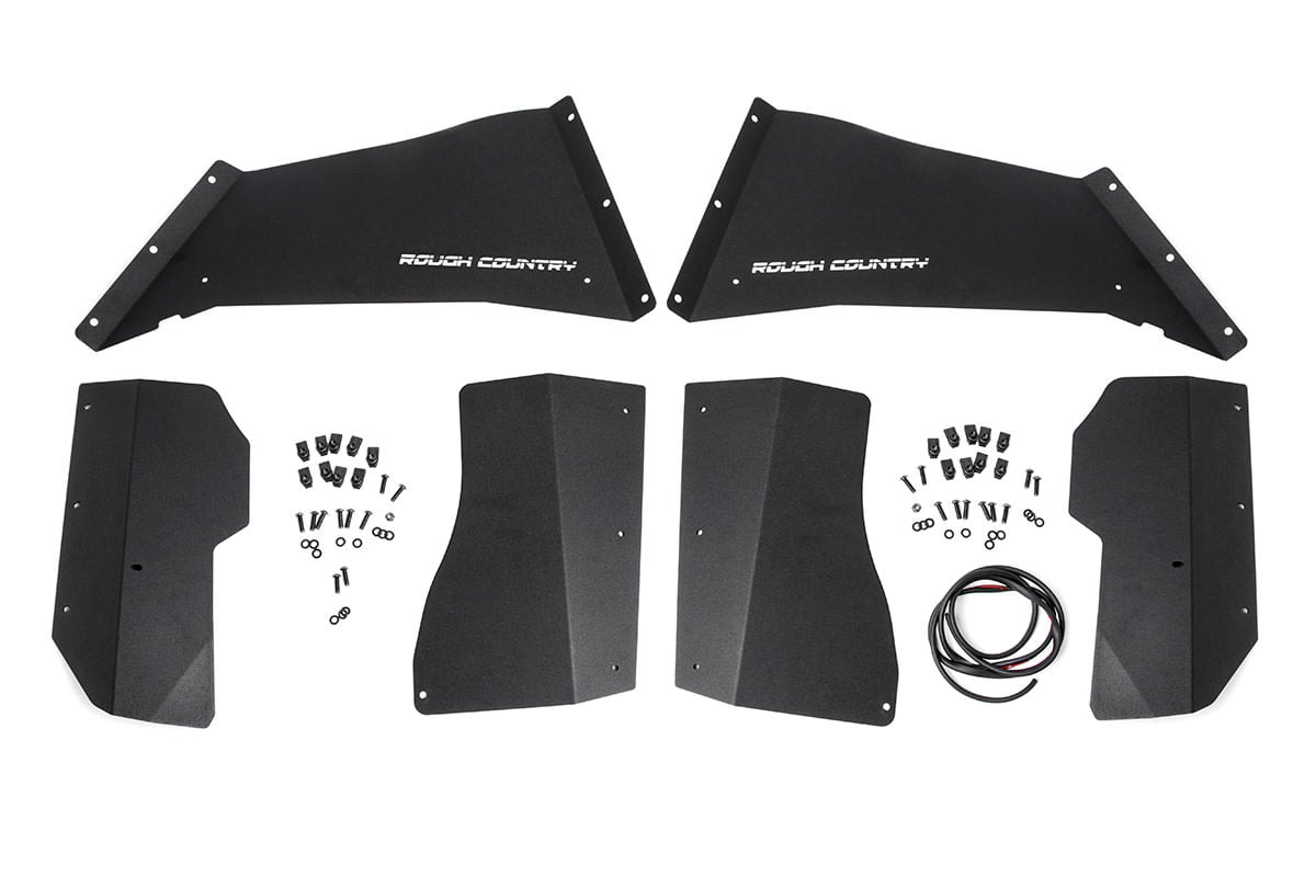 Rear Steel Inner Fenders / Fender Liners | Rough Country | 10500