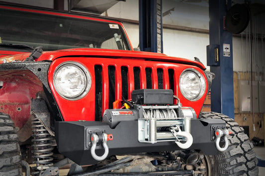Front Stubby Winch Bumper | Rough Country | 1012