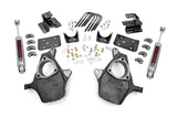 Lowering Kit | Knuckle | 2"FR | 4"RR | Chevrolet Silverado/GMC Sierra 1500| 2007-2014 | Rough Country | 721.2