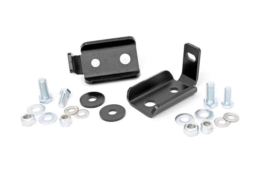 Front Shock Relocation Brackets | Rough Country | 1020