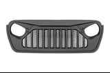 Jeep JL/JU/Gladiator Angry Eyes Replacement Grille  | Rough Country | 10496