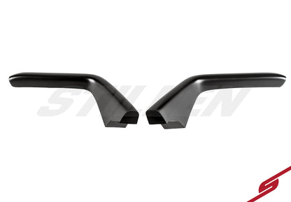 2017-2021 Infiniti Q60 - STILLEN Front Splitter & Winglets [Matte Black] - KB11232