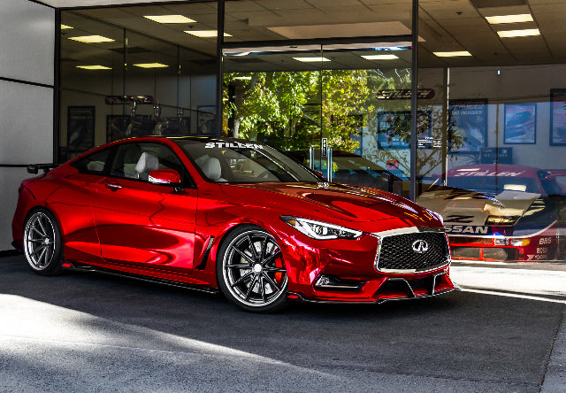 2017-2021 Infiniti Q60 - STILLEN Front Splitter & Winglets [Unfinished] - KB11232UF