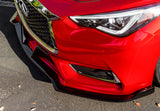 2017-2021 Infiniti Q60 - STILLEN Front Splitter & Winglets [Unfinished] - KB11232UF