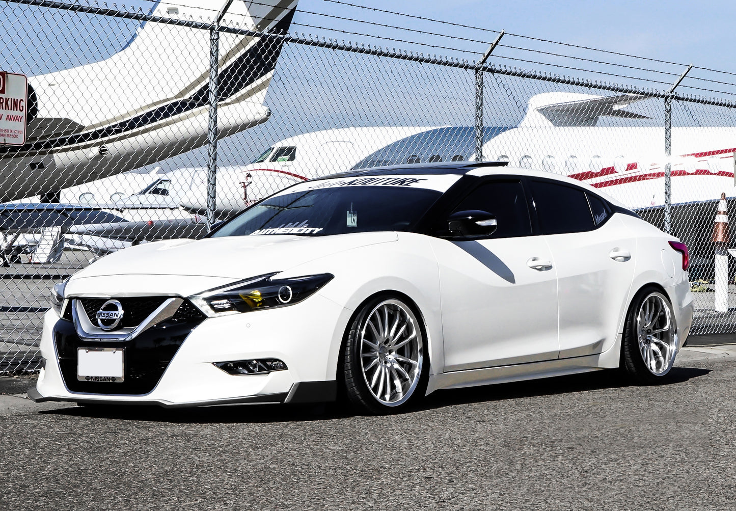 2016-2018 Nissan Maxima - STILLEN Front Lip Splitter [Matte Black] - KB12841