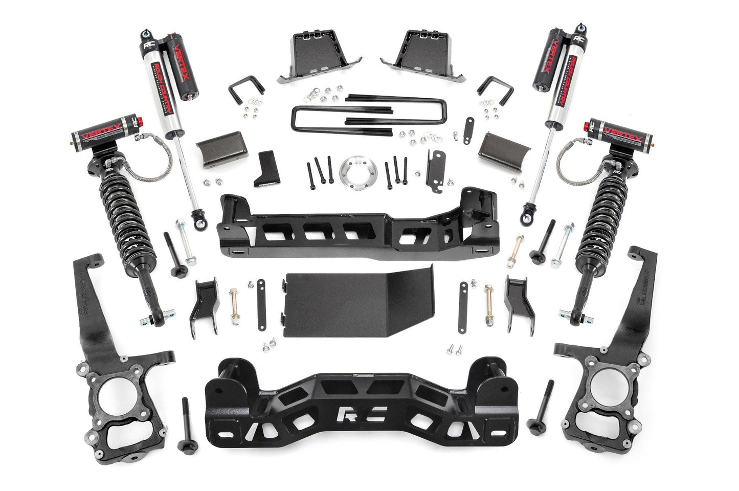 6 Inch Lift Kit | Vertex | Ford F-150 4WD | 2009-2010 | Rough Country | 59850