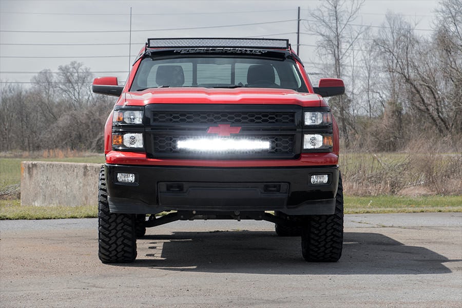 Chevrolet 30in Curved Cree LED Grille Kit | Dual Row (14-15 Silverado 1500) | 2014-2015 | Rough Country | 70624