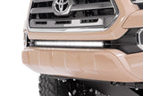 LED Light | Lower Grille Mnt | 30" Black Single Row | White DRL | Toyota Tacoma | 2016-2022 | Rough Country | 70619BLDRL