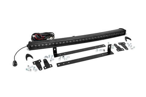 LED Light | Grille Mount | 30" Black Single Row | Ford F-150 | 2009-2014 | Rough Country | 70661