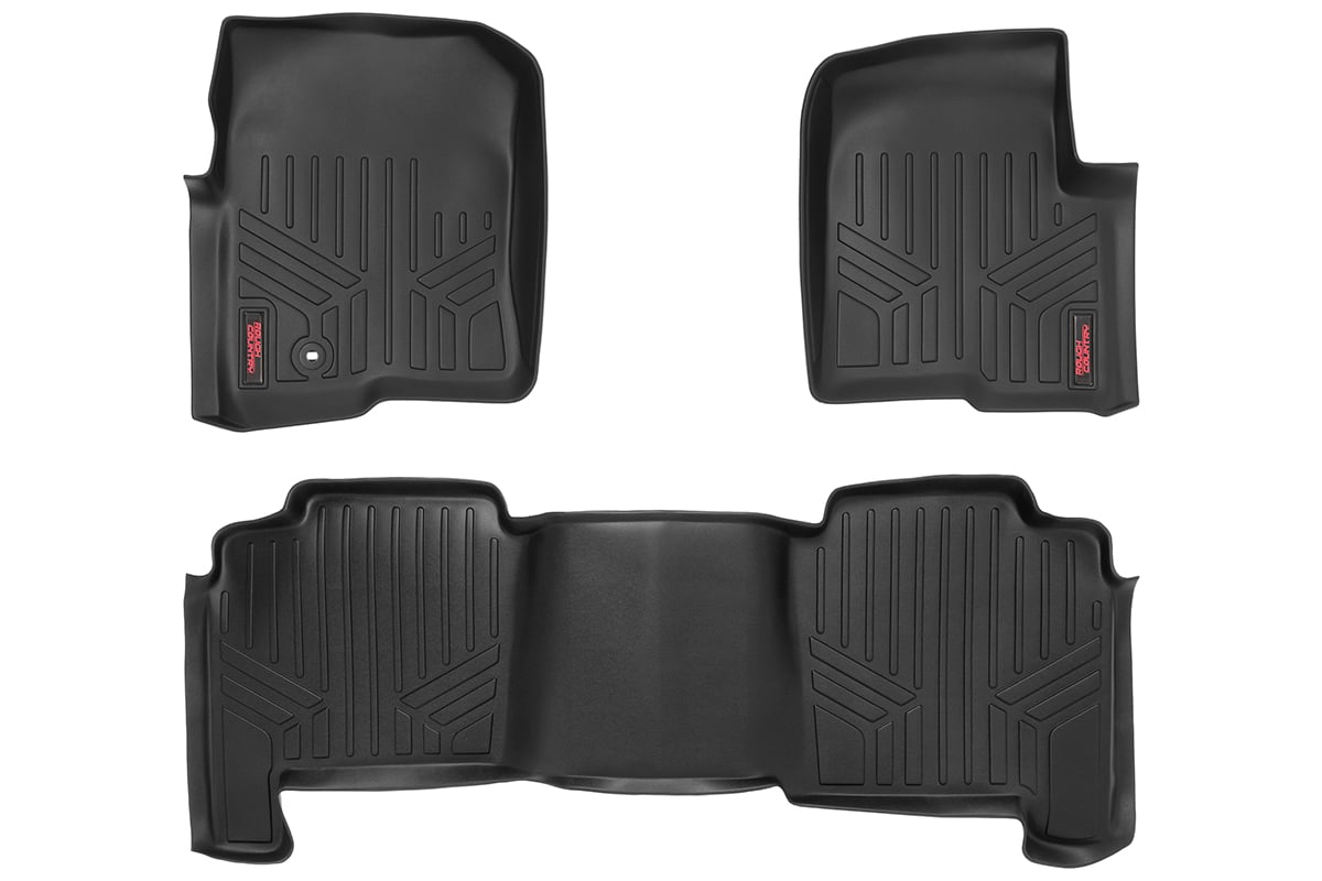 Floor Mats | FR & RR | Ford F-150 2WD/4WD | 2004-2008 | Rough Country | M-50412