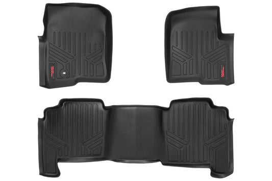 Floor Mats | FR & RR | Ford F-150 2WD/4WD | 2004-2008 | Rough Country | M-50412