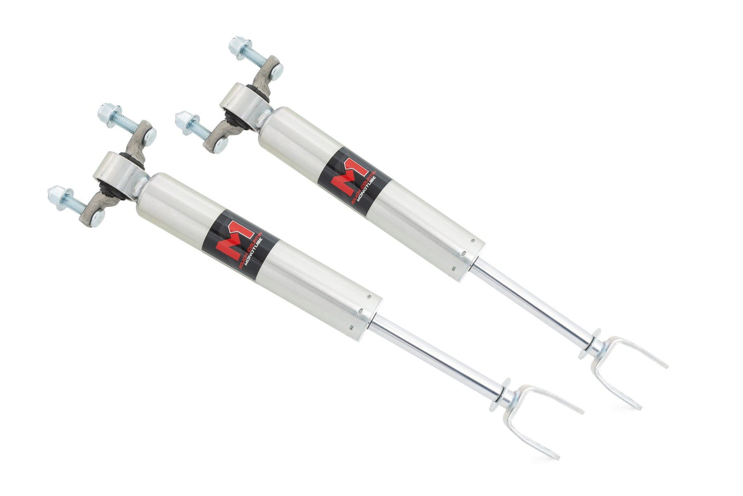 M1 Monotube Front Shocks | 3.5-4.5" | Chevrolet Silverado/GMC Sierra 2500HD/3500HD | 2011-2022 | Rough Country | 770780_A