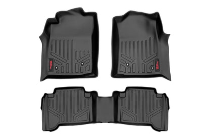 Floor Mats | Front and Rear | Toyota Tacoma 2WD/4WD | 2005-2011 | Rough Country | M-75113