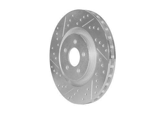 2007-2013 Infiniti G37 / 2014-2016 Infiniti Q60 - STILLEN Cross Drilled & Slotted 1-Pc Rotors [Front](Set of 2) - NIS81006