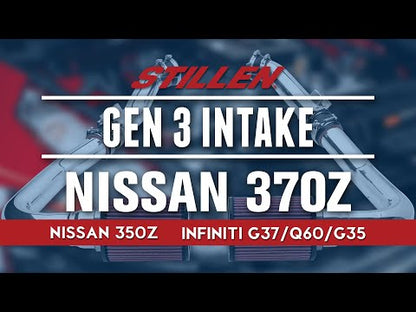 2008-2013 Infiniti G37, 14-15 Infiniti Q60 - STILLEN Air Intake (Gen 3) Dual Ultra Long Tube - Oil Filter - 402846