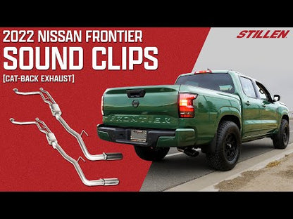 2022-2026 Nissan Frontier - STILLEN Cat-Back Exhaust System w/ Black Tip - 509461