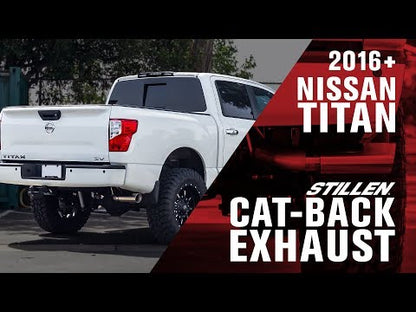 2016-2024 Nissan Titan [5.6L] (NON-XD) 2WD/4WD - STILLEN Cat-Back Exhaust - Black Tip - 509561