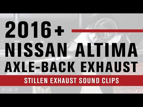 2016-2018 Nissan Altima 3.5 & 2.5 Sedan - STILLEN Stainless Steel Axle-Back Exhaust System - 508321