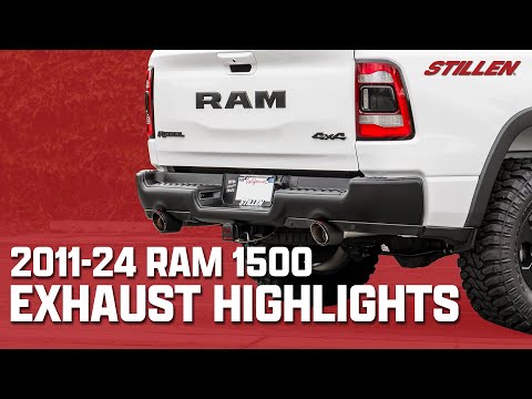 2019-2024 Ram 1500 5.7L Hemi - STILLEN Cat-Back Exhaust for - 509600 / 509601 / 509602