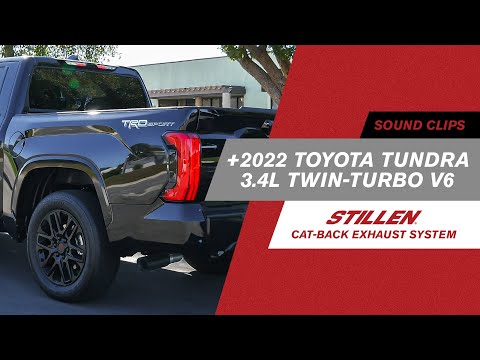 2022+ Tundra 3.4L Twin Turbo V6 - STILLEN Cat-Back Exhaust - 509355 / 509356