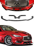 2017-2021 Infiniti Q60 - STILLEN Front Splitter & Winglets [Unfinished] - KB11232UF