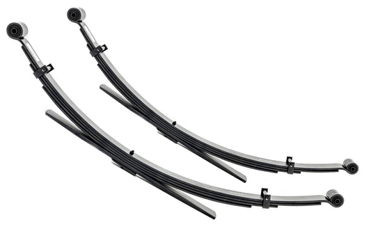 Rear Leaf Spings | 4" Lift | Pair | Ford Bronco/F-150 4WD | 1980-1996 | Rough Country | 8029Kit