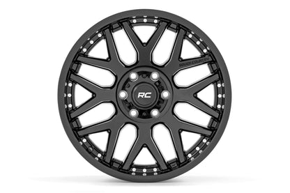 Rough Country 95 Series Wheel | One-Piece | Gloss Black | 20x10 | 6x135 | -19mm | 2009-2022 |  95201017