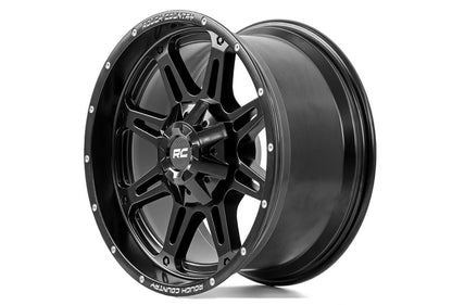 Rough Country 94 Series Wheel | One-Piece | Matte Black | 20x10 | 8x6.5 | -18mm | 1988-2000 |  94201010