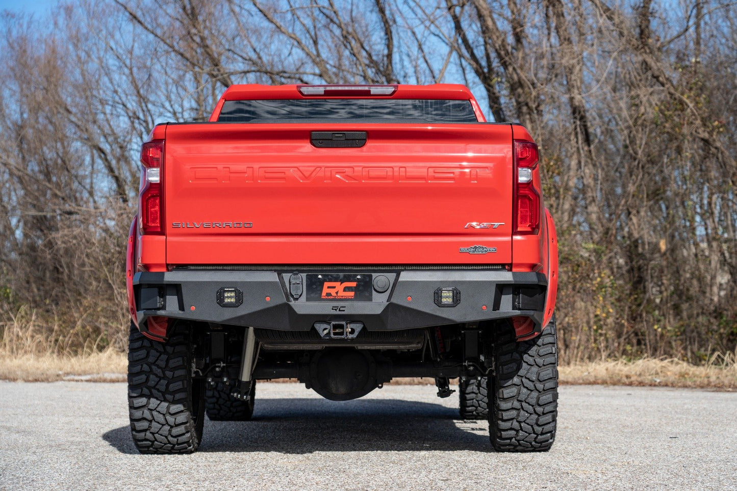 Rear LED Bumper | Chevy Silverado 1500 2WD/4WD | 2019-2022 | Rough Country | 10758