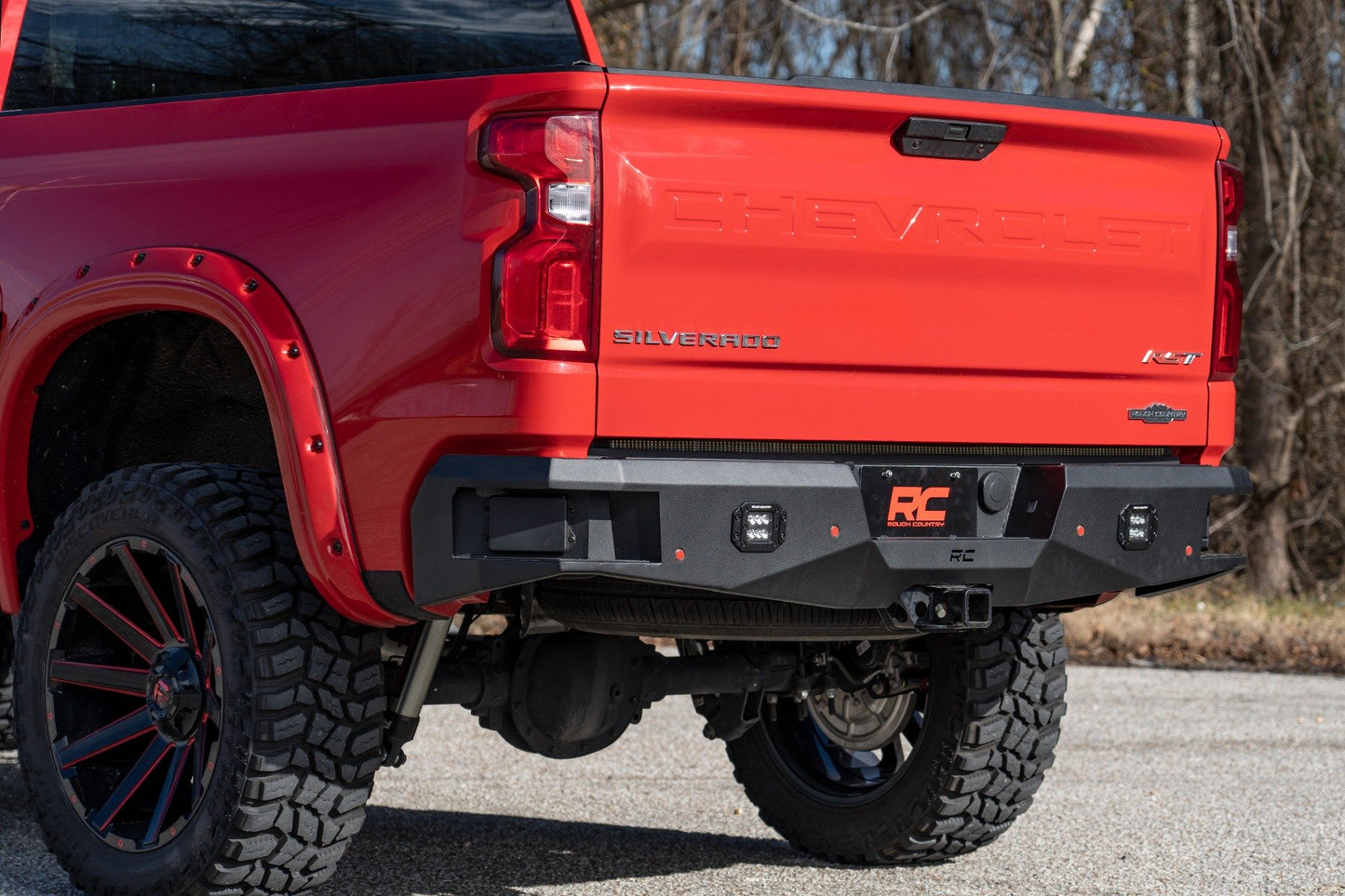 Rear LED Bumper | Chevy Silverado 1500 2WD/4WD | 2019-2022 | Rough Country | 10758