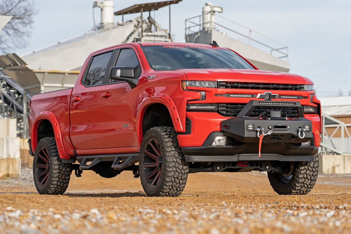 EXO Winch Mount Kit | Chevy Silverado 1500 2WD/4WD | 2019-2021 | Rough Country | 10765