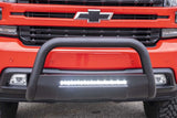 Black Led Bull Bar | Chevy/GMC 1500 | 2019-2021 | Rough Country | B-C4072