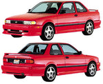 1991-1994 Nissan Sentra Sedan STILLEN Side Skirt [Driver Side] - ST8162