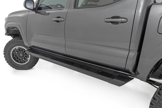 HD2 Running Boards | Double Cab | Toyota Tacoma 2WD/4WD | 2005-2022 | Rough Country | SRB051785A