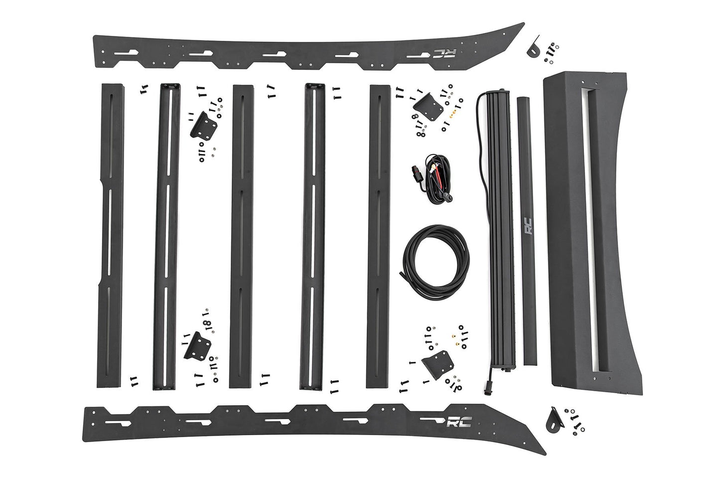 Roof Rack | Front LED Lights | Toyota Tacoma 2WD/4WD | 2005-2022 | Rough Country | 73107