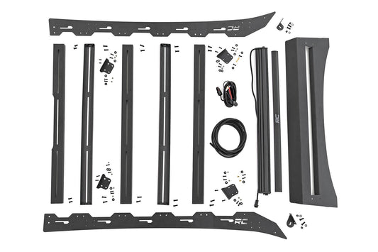 Roof Rack | Front LED Lights | Toyota Tacoma 2WD/4WD | 2005-2022 | Rough Country | 73107