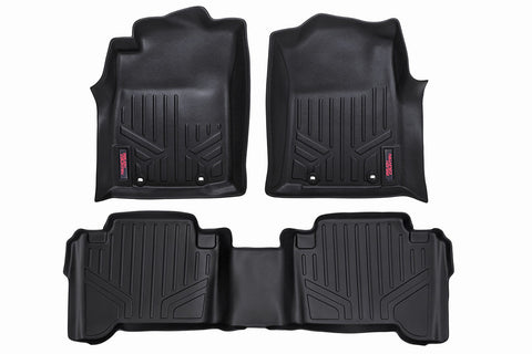 Floor Mats | Front and Rear | Toyota Tacoma 2WD/4WD | 2012-2015 | Rough Country | M-71213