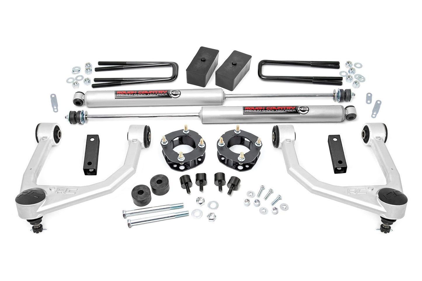 3.5 Inch Lift Kit | N3 Struts | Toyota Tundra 4WD | 2007-2021 | Rough Country | 76830