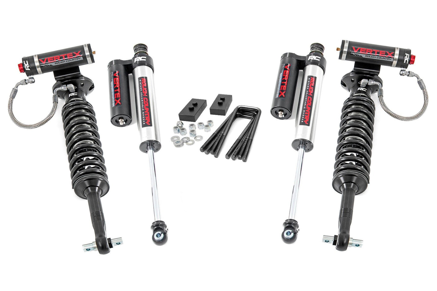 2 Inch Lift Kit | Vertex | Ford F-150 2WD/4WD | 2021-2022 | Rough Country | 58650