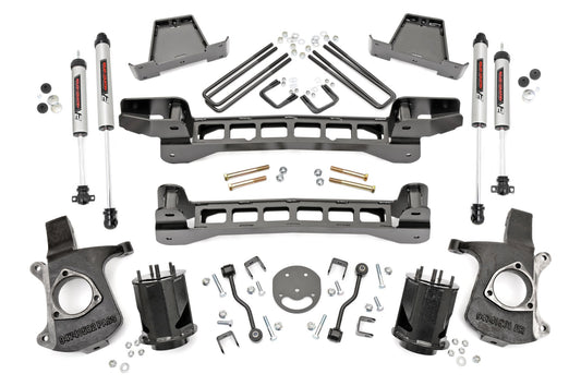 6 Inch Lift Kit | V2 Shocks | Chevrolet Silverado/GMC Sierra 1500 | 1999-2006 | Rough Country | 23470