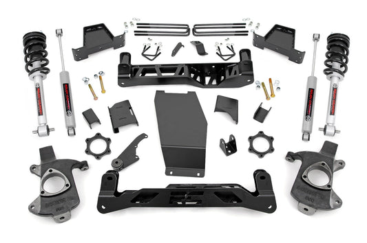 6 Inch Lift Kit | Alum/Stamp Steel | N3 Struts | Chevrolet Silverado/GMC Sierra 1500 | 2014-2018 | Rough Country | 22732