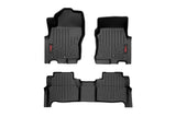 Floor Mats | FR & RR | Crew Cab | Nissan Frontier 2WD/4WD | 2022-2022 | Rough Country | M-80515