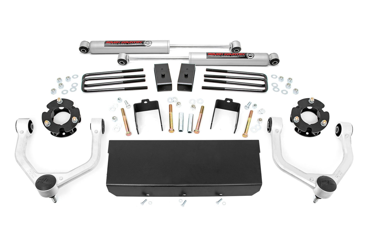 3 Inch Lift Kit | N3 Shocks | Nissan Titan XD 2WD/4WD | 2016-2021 | Rough Country | 83630