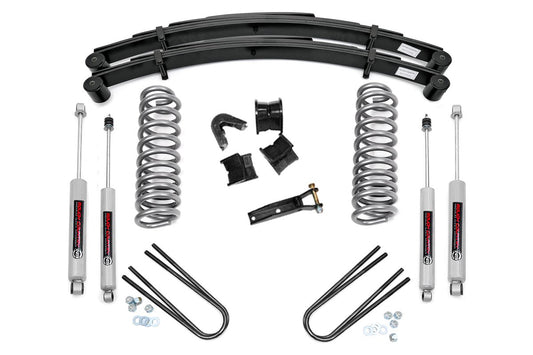 2.5 Inch Lift Kit| Rear Springs | Ford F-100 4WD | 1977-1979 | Rough Country | 530-77-7930